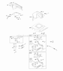 Controls Governor Spring Diagram and Parts List for 21P214-0126-E1  Briggs and Stratton Engine